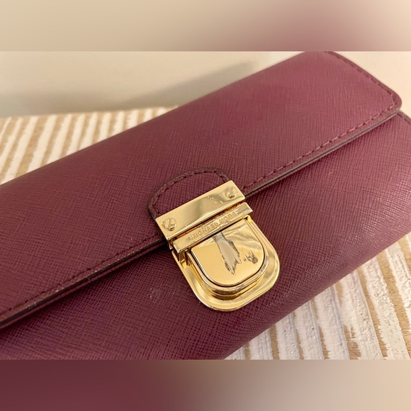 Michael Kors Burgundy Wallet - Picture 4 of 5